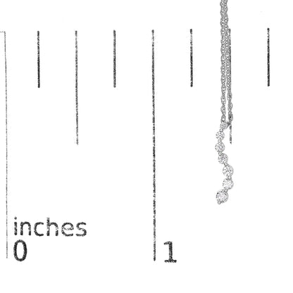 .925 Sterling Silver 1/4 Cttw Lab Grown Diamond Journey Pendant Necklace - 18" Inches