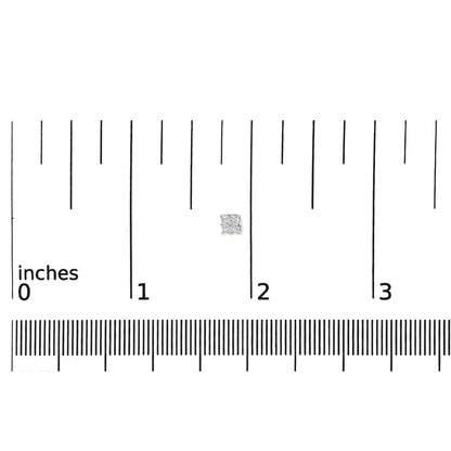 10KT White Gold Diamond Composite Stud Earring (1/4 cttw, H-I Color, I1-I2 Clarity)